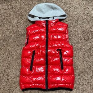Appaman Kids Nylon Slick Hooded Puffer Vest